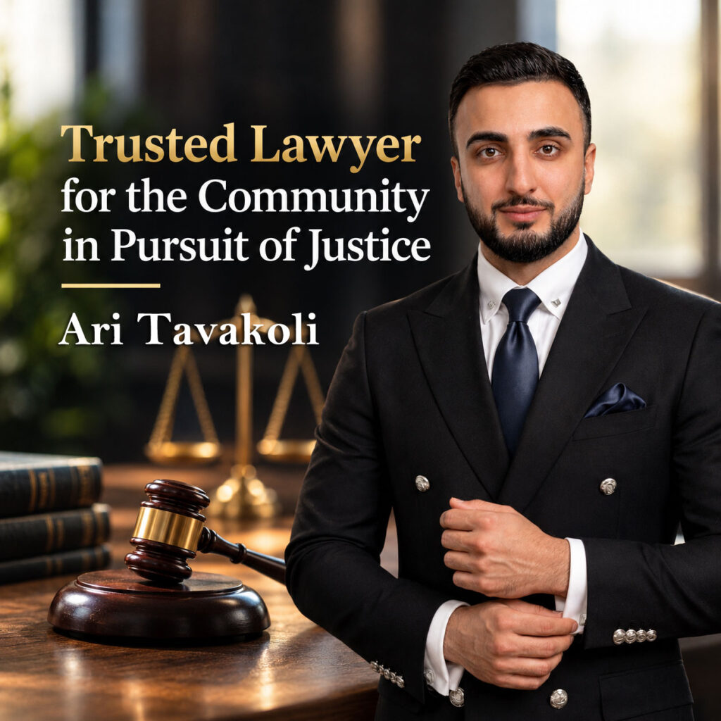 Ari Tavakoli, Trusted Lawyer for the Community in Pursuit of Justice